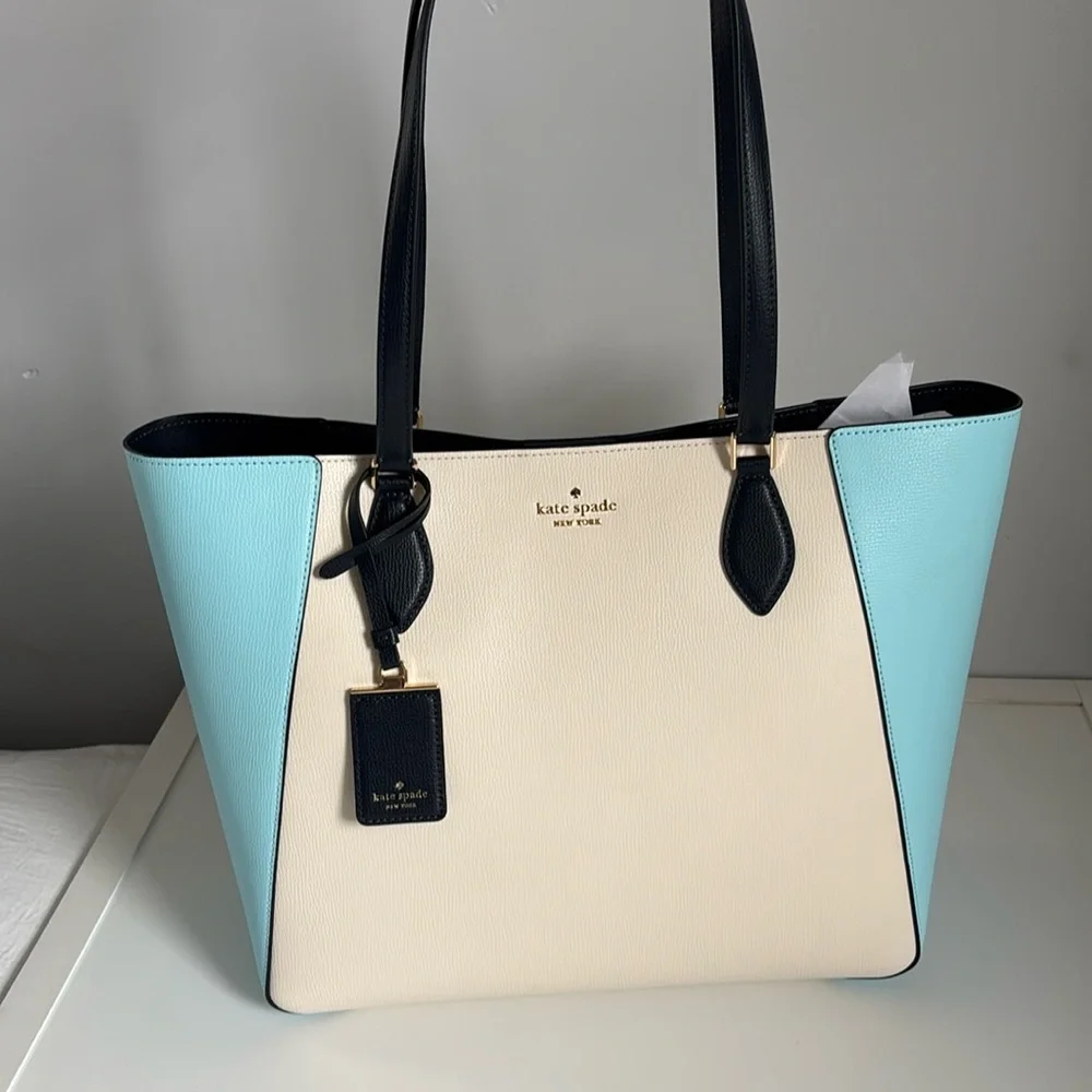 🆕 KATE SPADE | Large Poppy Colorblock Tote - Picture 7 of 16